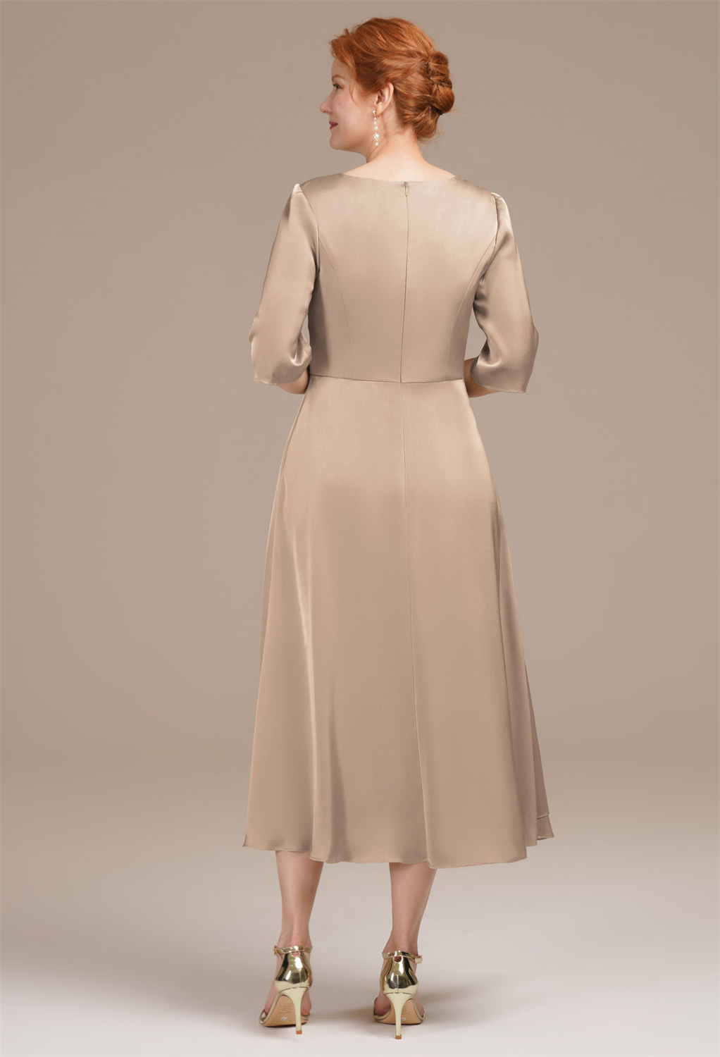 AW Zephyrine Taupe  Mother of the Bride Dresses